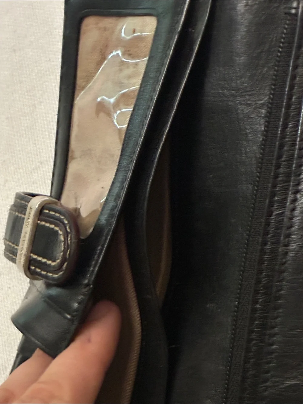 Michael Kors Black Leather Wallet with Gold Hardware